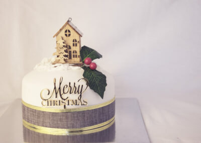 Christmas House Cake